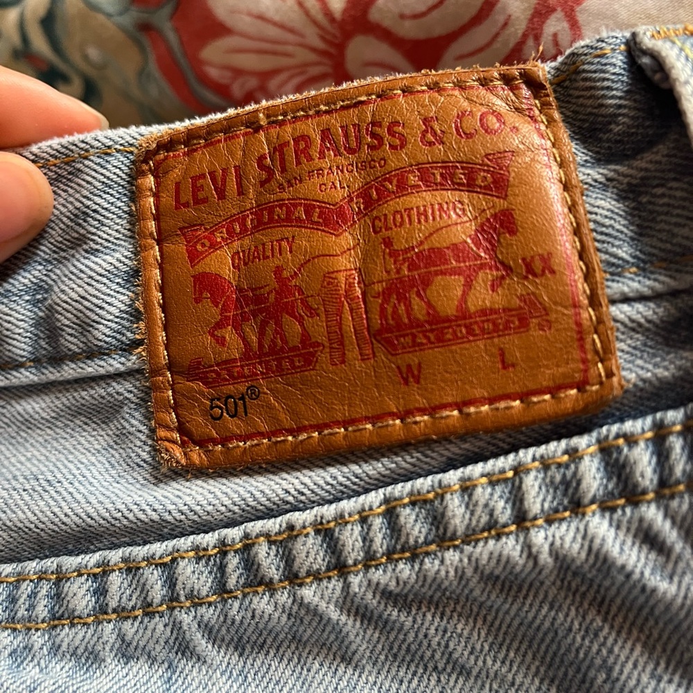 Levi denim shorts